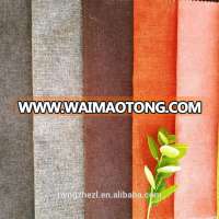 New desigh Coloured Cotton linen fabric cheap textile fabric for furniture sofa