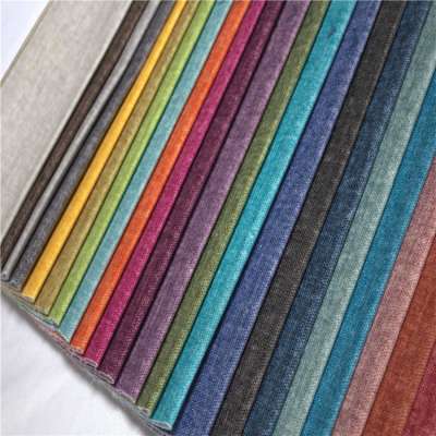 Colorful 100% polyester irish like linen fabric home textiles