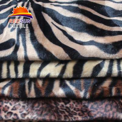 free sample tiger camo stripe tiger print fabric knit upholstery fabric,polyester leopard print faux fur fabric